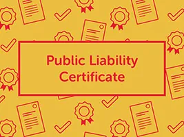 Public Liability Certificate illustration